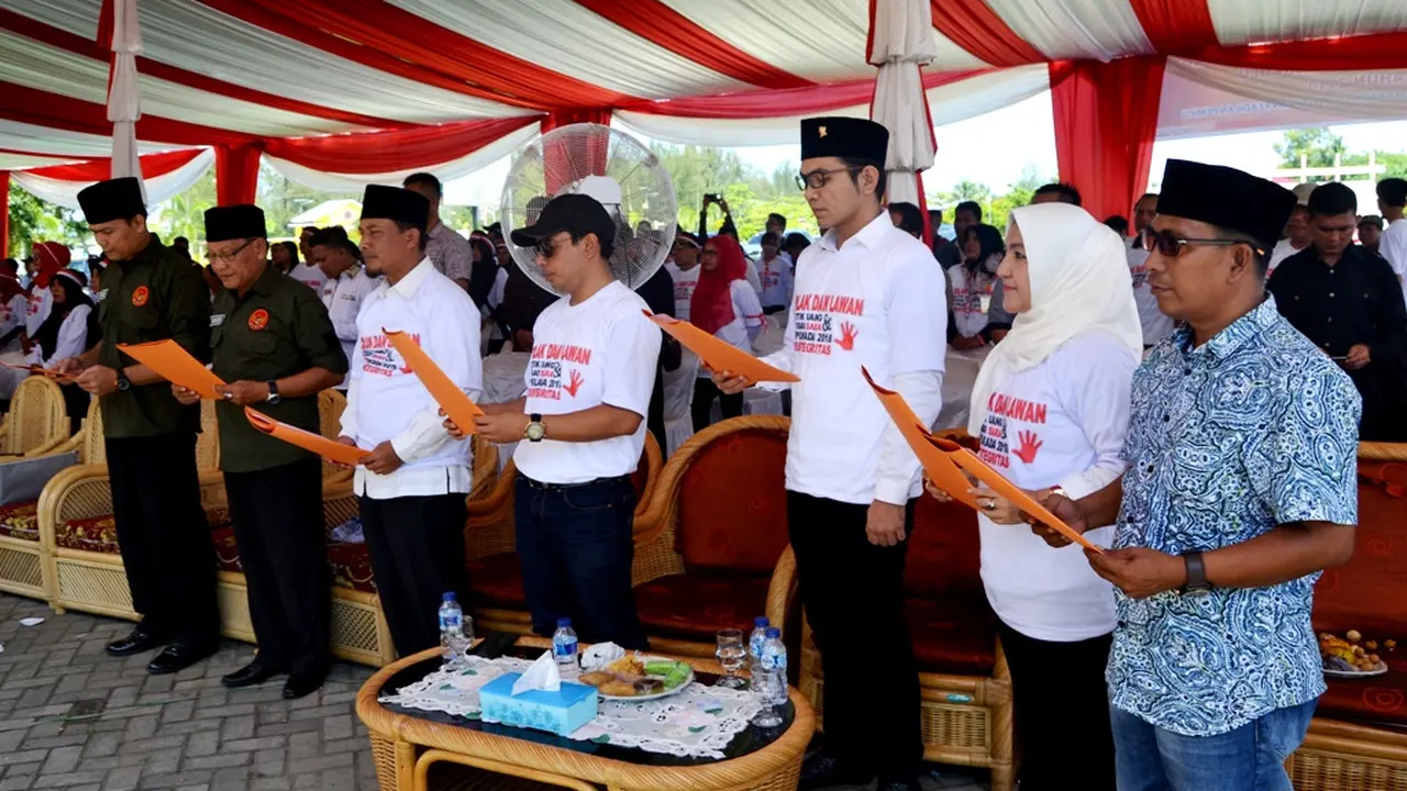Paslon Pilkada Bengkulu Sepakat Tolak Politisasi SARA