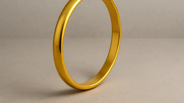 8 Inspirasi Gelang Emas Polos 24K, Fashion Item yang Enggak Pernah Ketinggalan Zaman
