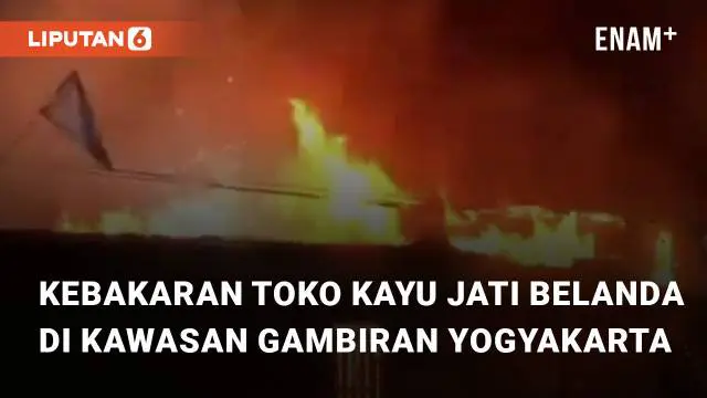 Beredar video viral terkait kebakaran besar yang menimpa toko kayu jati. Kebakaran tersebut terjadi di sekitar kawasan Gambiran, Yogyakarta