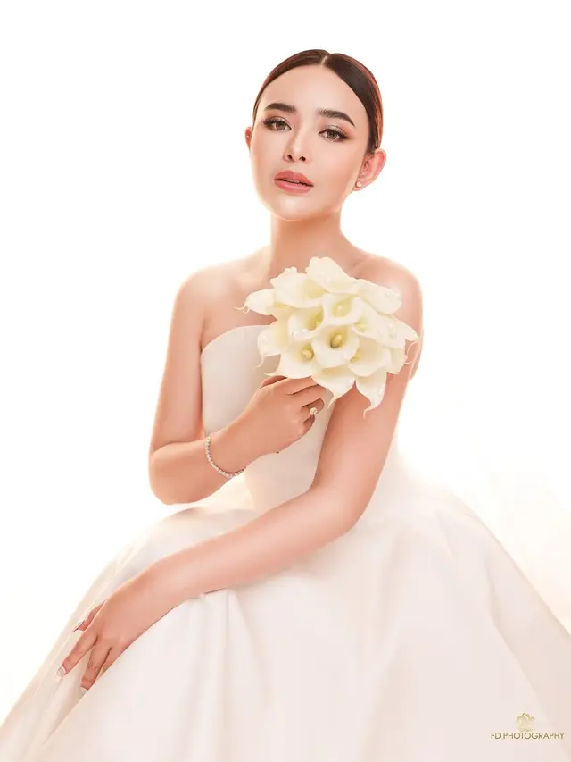 Detail Makeup Prewedding Amanda Manopo, Aura Pengantin Terpancar dengan Soft Glam Look