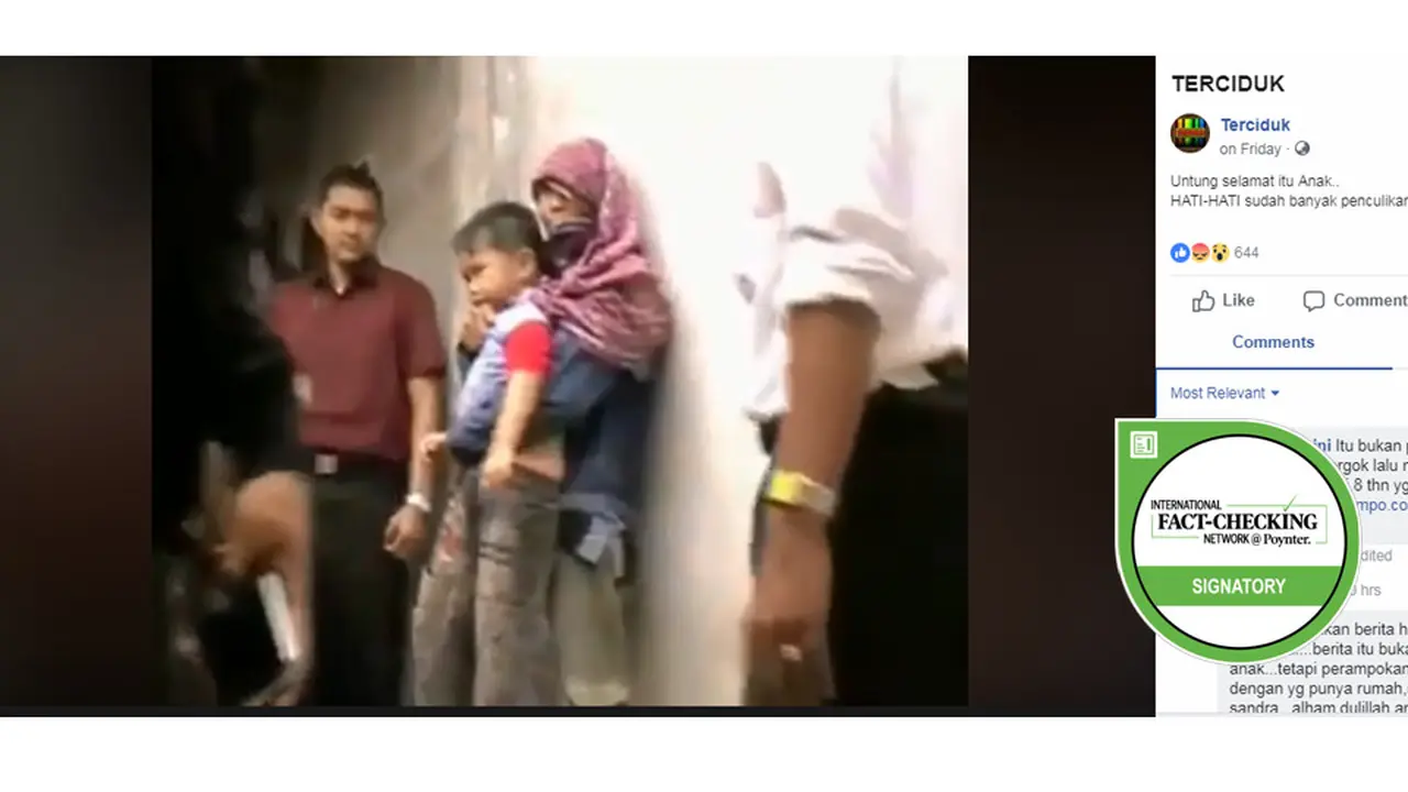 Cek Fakta - Penculikan Anak di Tangerang