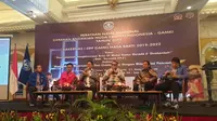 Study meeting Rakernas Gerakan Angkatan Muda Kristen Indonesia (GAMKI) di Hotel Garden Palace Surabaya, Jawa Timur, Jumat (31/1/2020). (Ist)