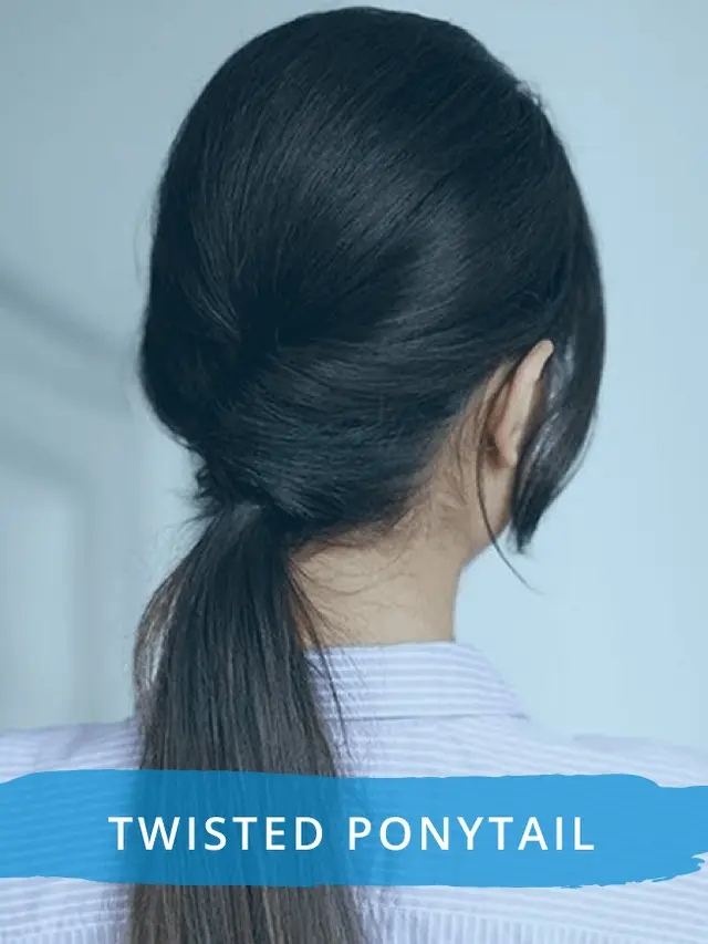 Gaya Rambut Twisted Ponytail (Tangkapan Layar/Richfeel.com)
