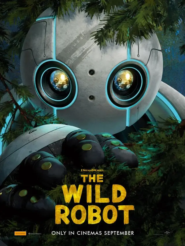 Poster film The Wild Robot. (Foto: Dok. DreamWorks Animation/ IMDb)