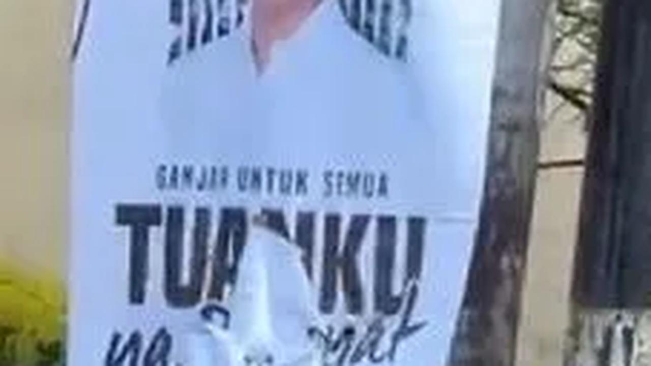 Relawan Sesalkan Baliho Ganjar Dicopot di Pematang Siantar: Padahal Sepakat Pekan Depan Dibersihkan