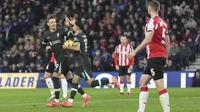 Liverpool meraih kemenangan 3-2 atas Southampton pada laga pekan ke-12 Premier League&nbsp;di St. Mary's Stadium, Minggu (24/11/2024) malam WIB.&nbsp;(AP Photo/Sean Ryan)&nbsp;