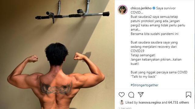 Kasus Covid-19 meningkat Chicco Jerikho Sarangkan Untuk Tak Kaluar Rumah Bila Tak Mendesak