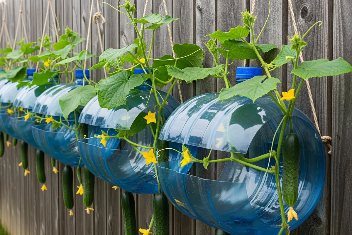 6 Ide Kebun Timun Gantung dari Galon Air Mineral Bekas, Solusi Berkebun Hemat
