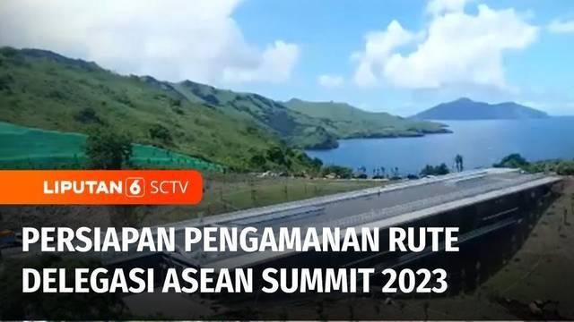 Memastikan teknis pengamanan rute dan alur tamu negara dalam ASEAN Summit 2023, Kapolda Nusa Tenggara Timur dan Kakorlantas Polri meninjau sejumlah titik di Labuan Bajo.