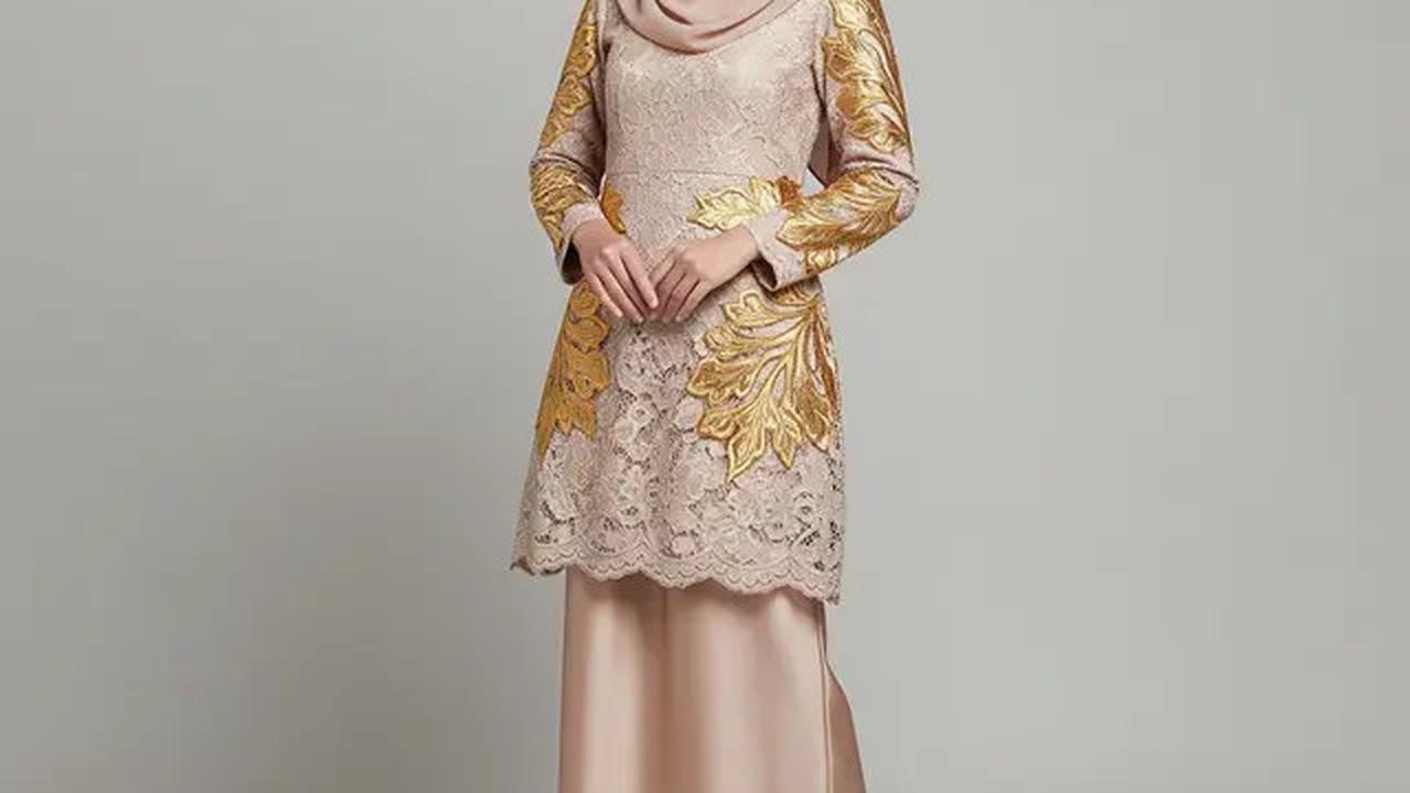 7 Pilihan Dress Brokat untuk Pengajian yang Memukau, Tampil Anggun dan Syar'i