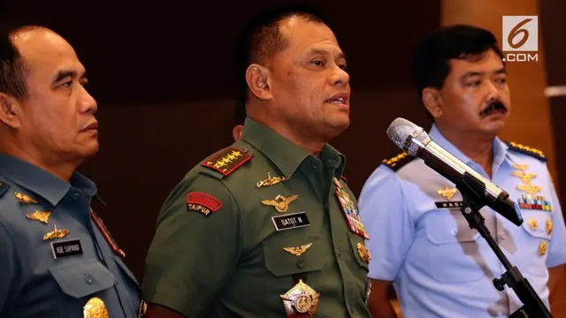 Gatot menyebut isu tersebut adalah kabar angin saja.