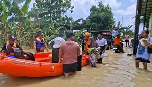 Banjir di Demak. (Antara)