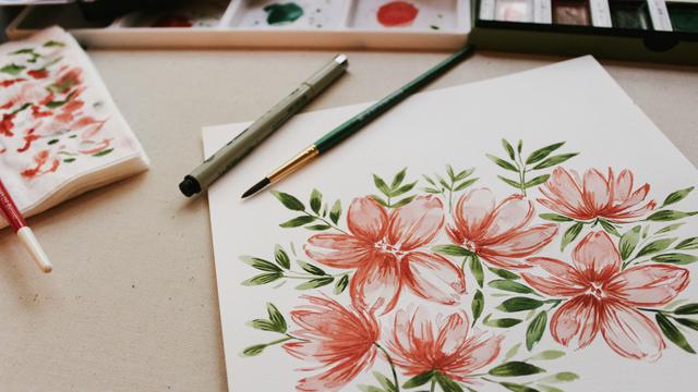 Contoh ilustrasi menggambar