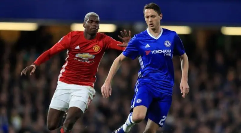 Nemanja Matic (kanan) dan Paul Pogba (irishexaminer.com)