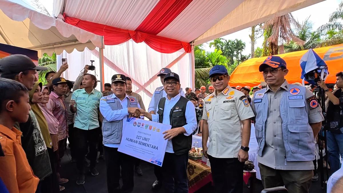 Huntara Sudah Siap Huni, Warga Terdampak Banjir di Agam Sumbar Senang Akhirnya Pindah dari Pengungsian
