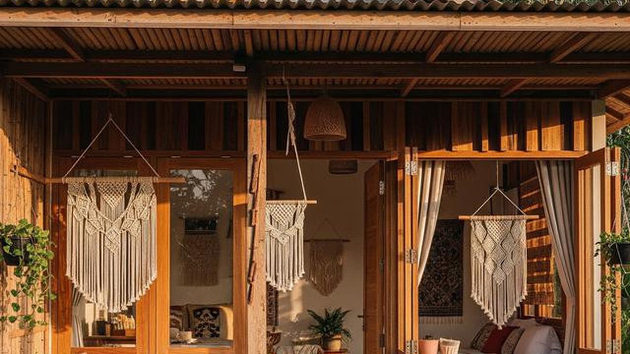 7 Desain Rumah Sederhana tapi Mewah Bergaya Natural Bohemian yang Lagi Tren 2025