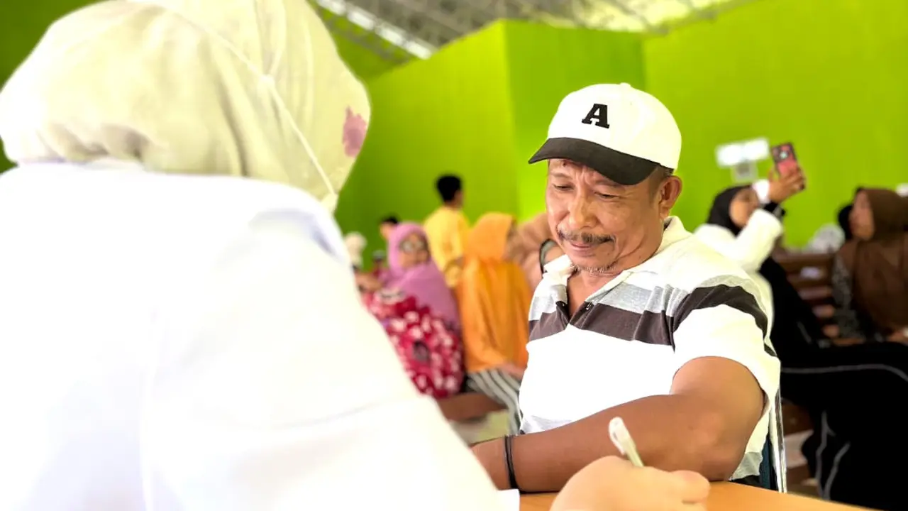 Warga Konawe Selatan mendapatkan fasilitas layanan kesehatan gratis pada 15-16 April 2025 (Istimewa)