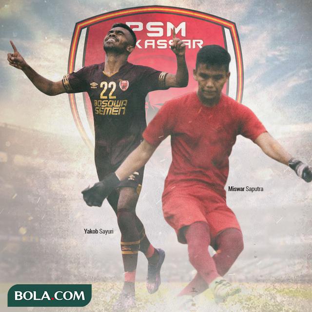 PSM Makassar - Yakob Sayuri dan Miswar Saputra