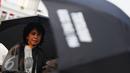   Istri aktivis Munir, Suciwati, bersama Jaringan Solidaritas Korban untuk Keadilan menggelar aksi Kamisan di depan Istana Merdeka, Jakarta, Kamis (8/9). (Liputan6.com/Immanuel Antonius)
