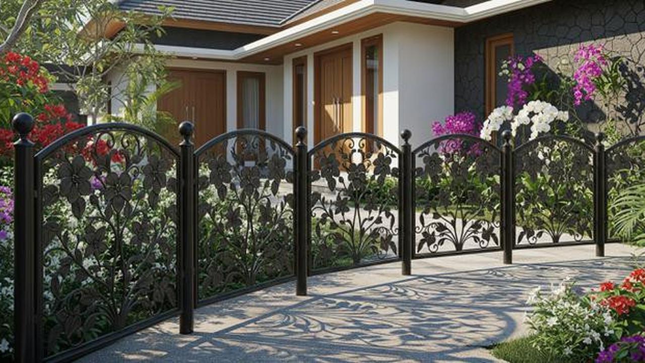 8 Inspirasi Desain Pagar Taman Bunga yang Bikin Halaman Rumah Makin Estetik