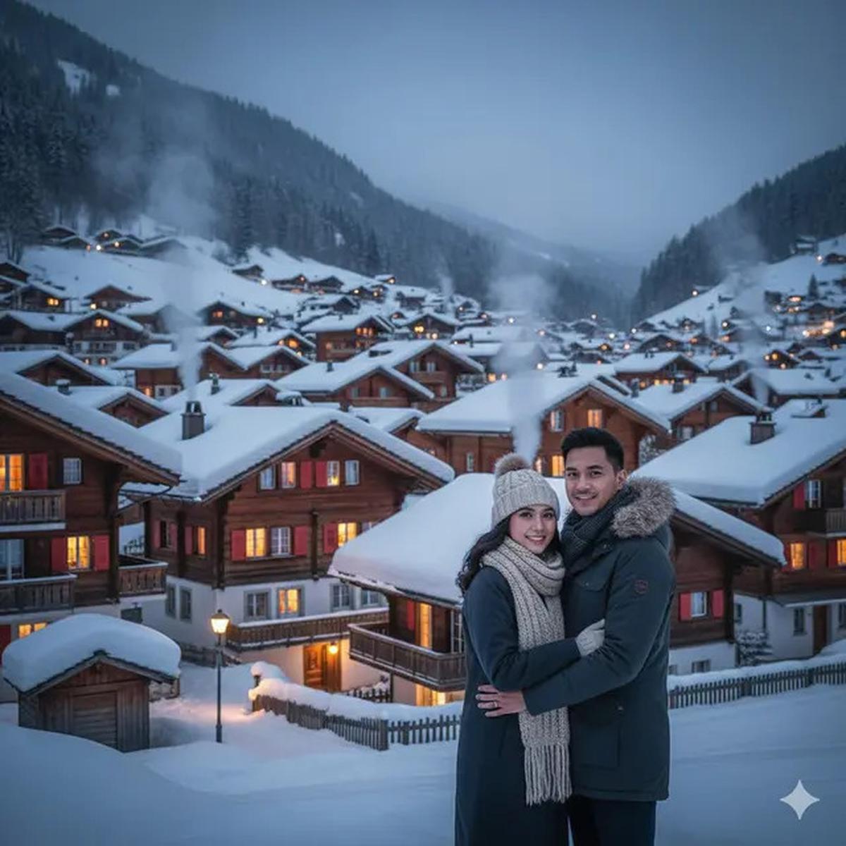 7 Prompt Gemini AI Paling Viral untuk Edit Foto Liburan di Swiss, Tampilan Sinematik Pegunungan Alpen hingga Danau Biru