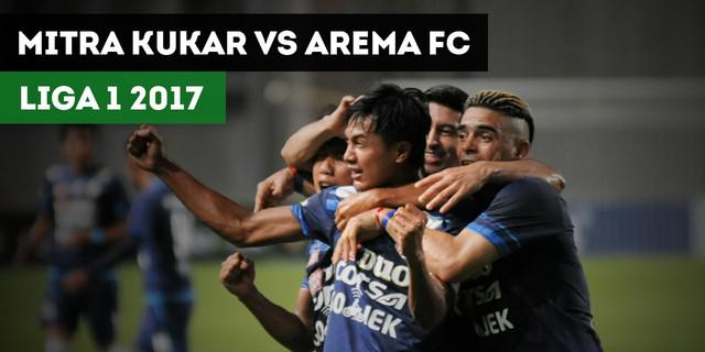 VIDEO: Highlights Liga 1 2017, Mitra Kukar vs Arema FC 0-3