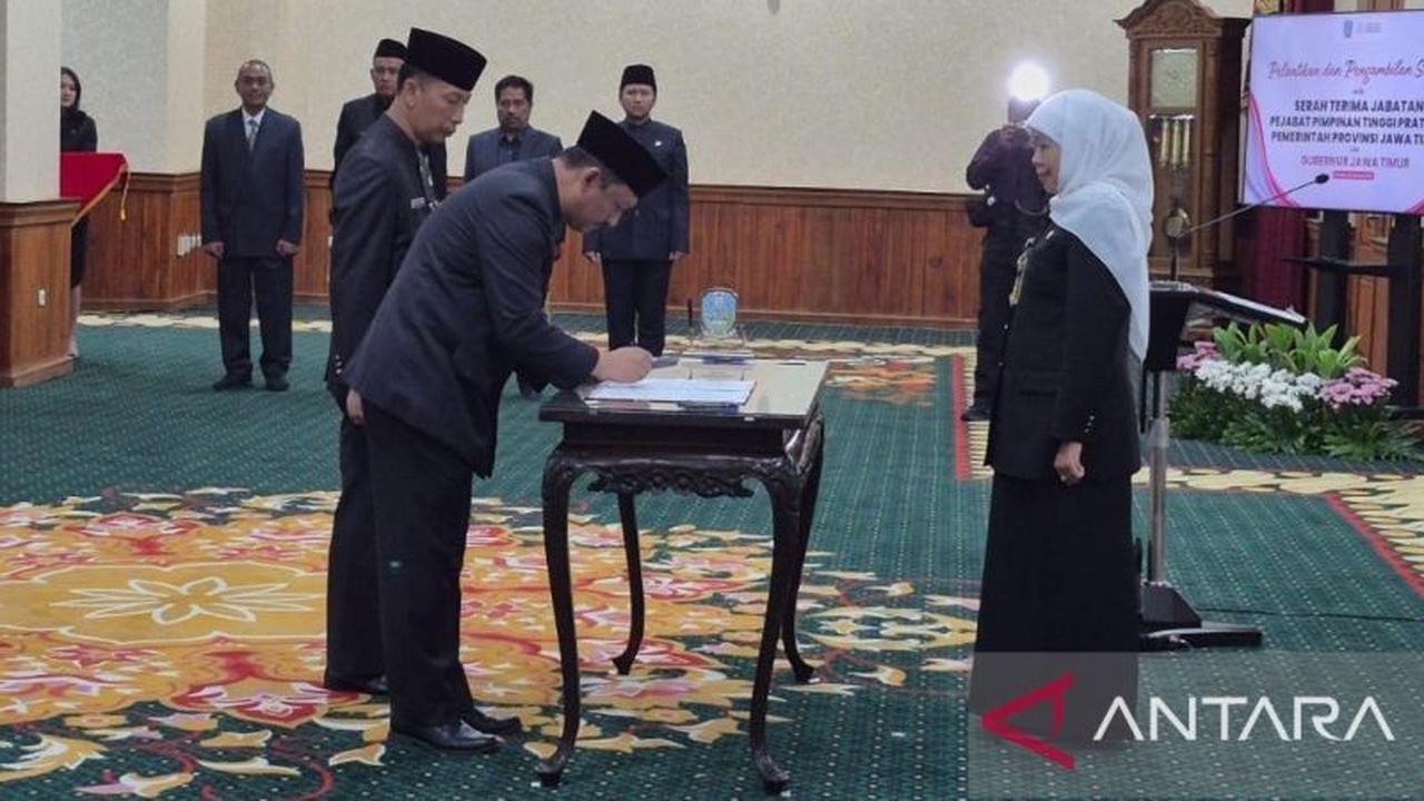 Gubernur Khofifah Lakukan Penyegaran Pejabat Pemprov Jatim Berbasis Talent DNA