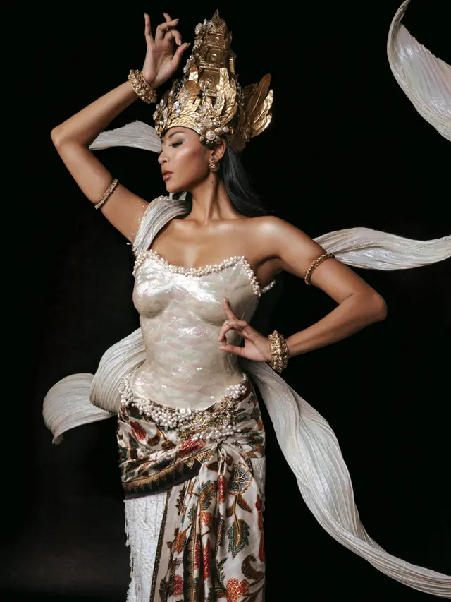 Agnes Rahajeng Jadi Dewi Sri di Miss Supranational 2026, Pakai National Custome Rayakan Kemakmuran Indonesia