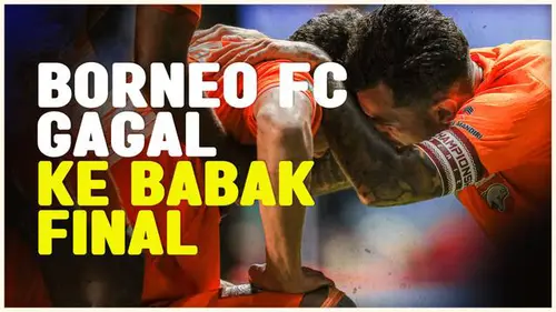 VIDEO: Ekspresi Sedih dan Kecewa Pemain Borneo FC, Usai Gagal ke Final Championship Series BRI Liga 1