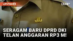 Dilengkapi Pin Emas, Seragam Baru Anggota DPRD DKI Jakarta Habiskan Anggaran Rp3 Miliar