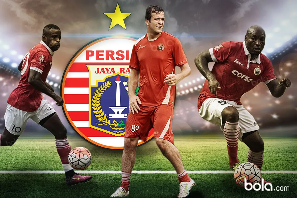 Greg Nwokolo, Rodrigo Tosi, Emmanuel Kenmogne, Persija Jakarta