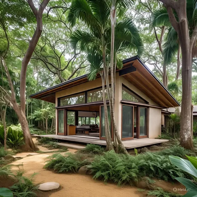 Rumah Sederhana di Kebun
