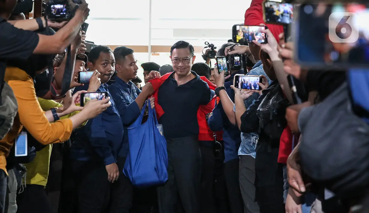 Sidang ini mengagendakan pembacaan dakwaan oleh Jaksa Penuntut Umum (JPU) atas dugaan penyalahgunaan wewenang dalam penerbitan surat persetujuan impor gula pada periode 2015-2016 dengan tersangka Thomas Trikasih Lembong atau Tom Lembong. (Liputan6.com/Angga Yuniar)