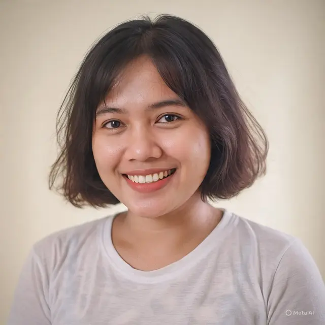 4. Choppy Bob dengan Poni Menyamping