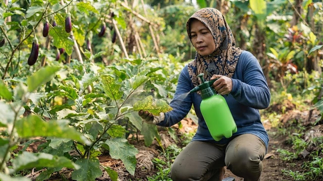 Cara Membuat Kebun Sayur di Rumah yang Tidak Diserang Ulat (AI Generated)