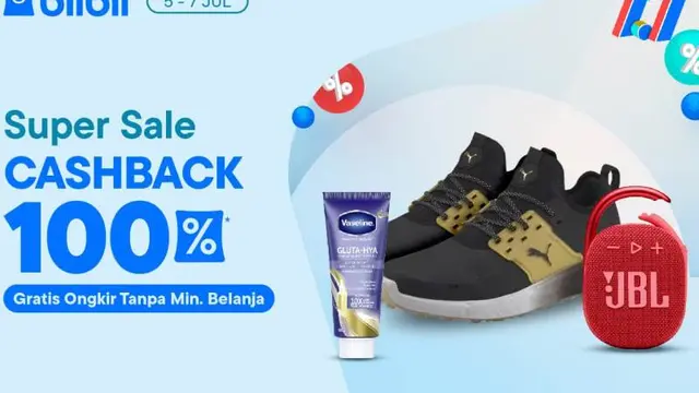 Cari dan Kado Ulang Tahun Spesial di Super Sale 7.7