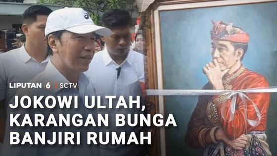 Momen Warga Antre Beri Ucapan Selamat Ulang Tahun Ke-65 Kepada Joko Widodo