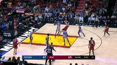 Berita video game recap NBA 2017-2018 antara Miami Heat melawan Detroit Pistons dengan skor 111-104.