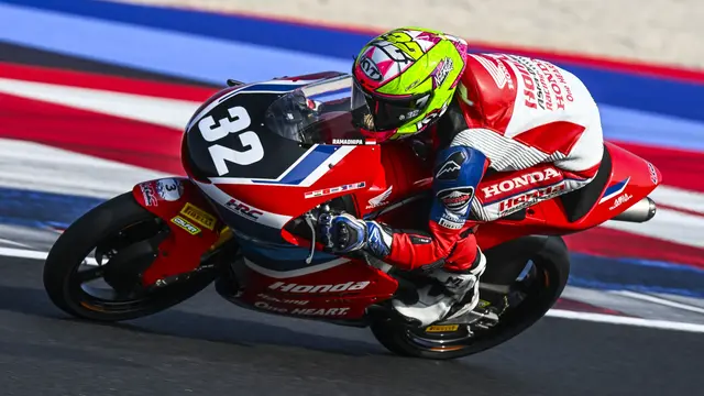 Pembalap binaan PT Astra Honda Motor (AHM), M. Kiandra Ramadhipa
