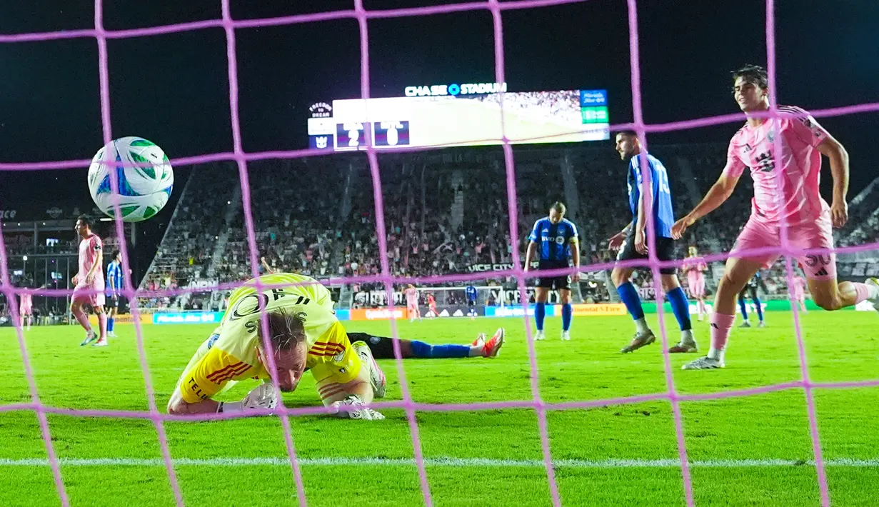 Hasil ini membuat Inter Miami akhirnya merasakan kemenangan setelah dua kali kalah dan dua kali imbang di empat laga sebelumnya. (AP Photo/Lynne Sladky)