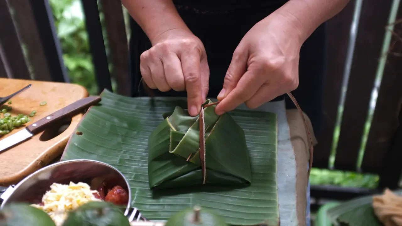 kegunaan daun pisang