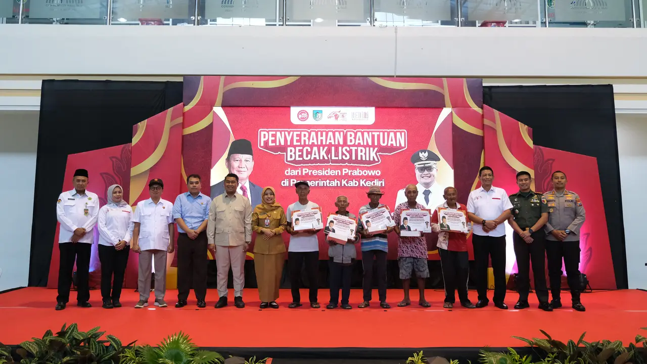 Berkat Becak Listrik Gratis dari Prabowo, Penarik Becak Lansia di Kediri Tak Perlu Lagi Lelah Mengayuh