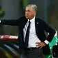 3. Carlo Ancelotti - Merupakan Pelatih kawakan dengan gaji terbesar di dunia. Tak dipungkiri karena telah membawa banyak klub papan atas merajai eropa. (AFP/Carlo Hermann)