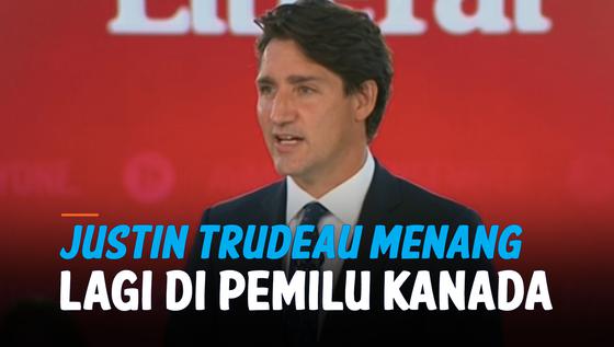 VIDEO: Justin Trudeau Menang Lagi di Pemilu Kanada tapi Gagal Kuasai Parlemen