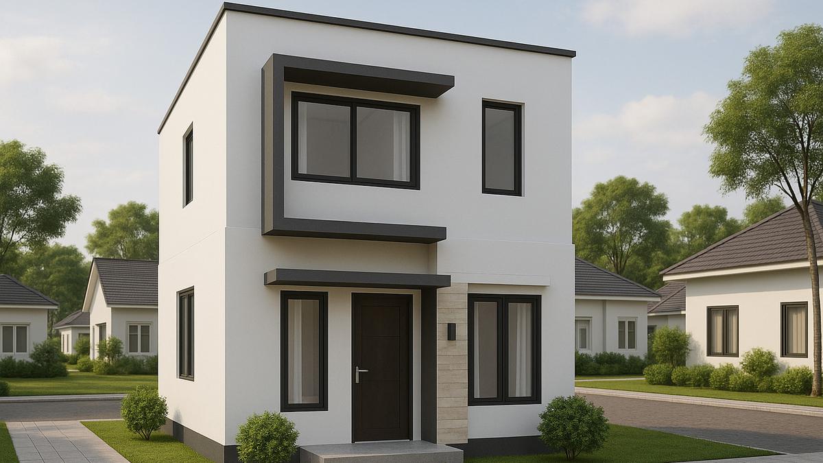6 Rumah Sederhana Kamar 3 di Pinggir Kota, Desain Minimalis dan Fungsional