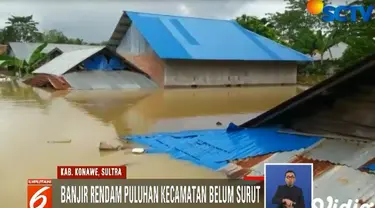 Warga korban banjir yang sudah beberapa hari mengungsi di Masjid Al-Muhajirin di Bengkuring Sempaja, membatalkan niatnya untuk kembali ke rumah.