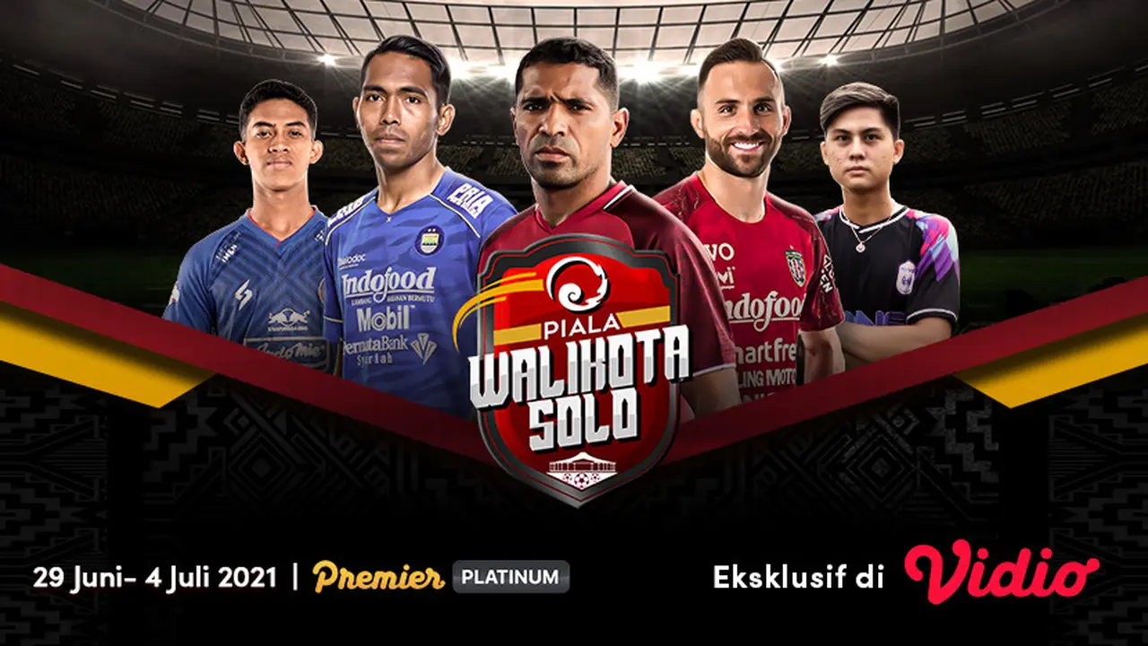 Saksikan Live Streaming Piala Walikota Solo 2021 Eksklusif di Vidio Mulai Pekan Depan