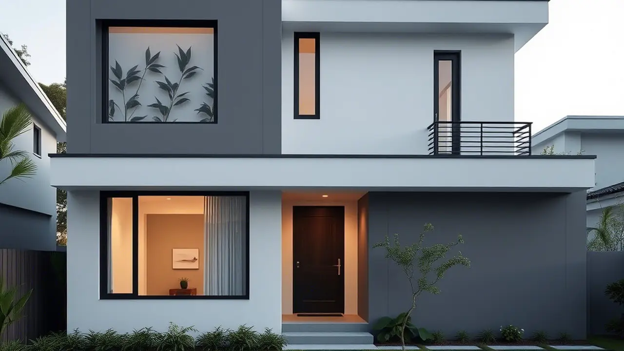 Model Rumah Minimalis 2 Lantai Berukuran Mungil