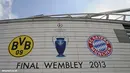 Wembley Stadium, London tempat laga final Liga Champions 25 Mei 2013 waktu setempat.