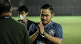 Presiden Arema FC, Gilang Widya Pramana. (Bola.com/Iwan Setiawan)
